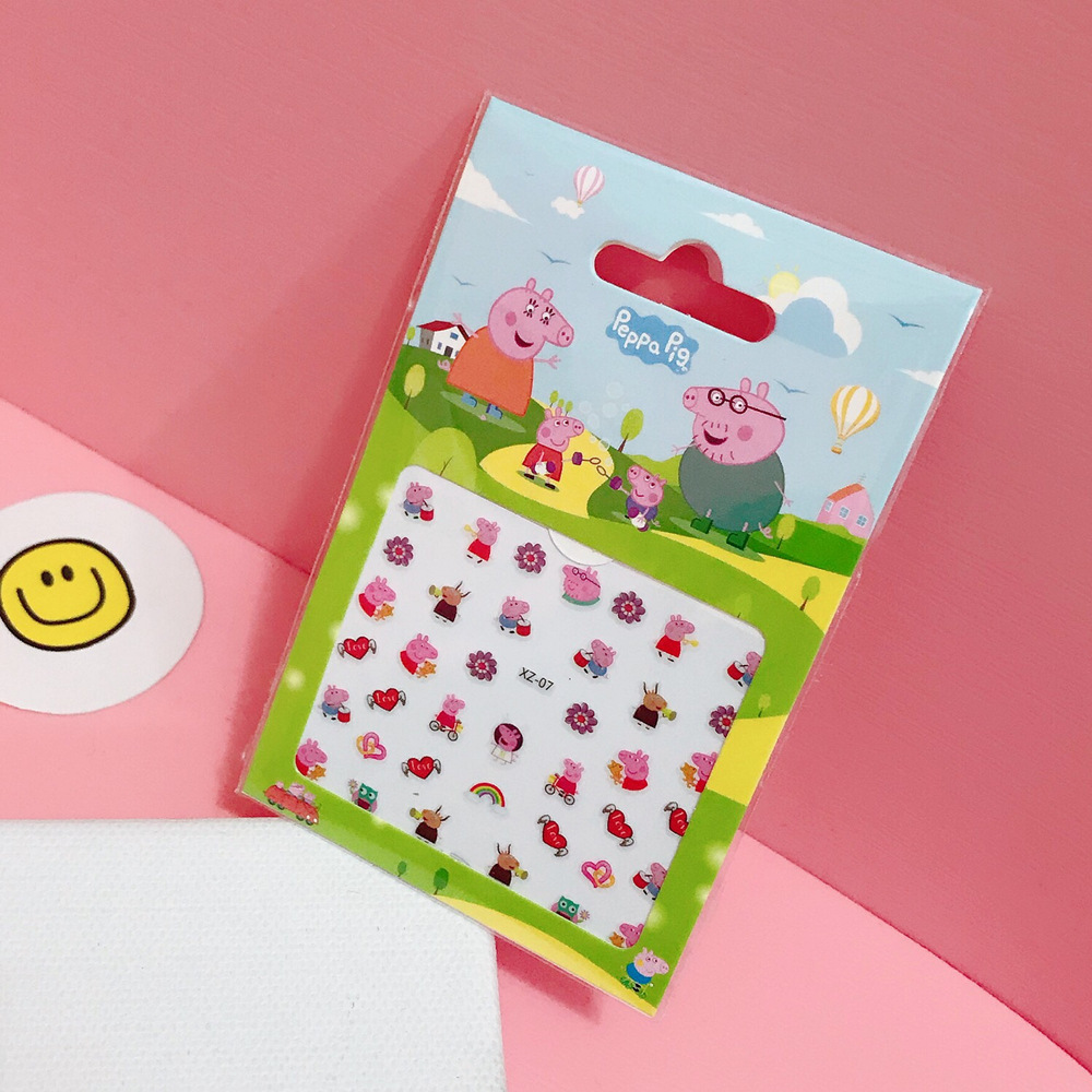 MUMU sản phẩm tốt phim hoạt hình Nhật Bản mềm chị xã hội người pig dễ thương cô gái tim nail sticker phim hoạt hình xung quanh hình sticker