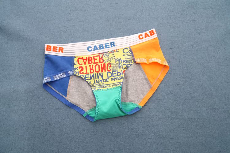 Caber Cabaret quần lót màu phù hợp với chữ cái võ sĩ nam tam giác nữ đồ lót UM124 UL224 quần lót cặp đôi sexy