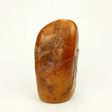 Имитация желтый восковой камень желтый дракон не Джейд Странная Каменная Резьба маленькая каменная ландшафтная орнамент гостиная дома украшения украшения