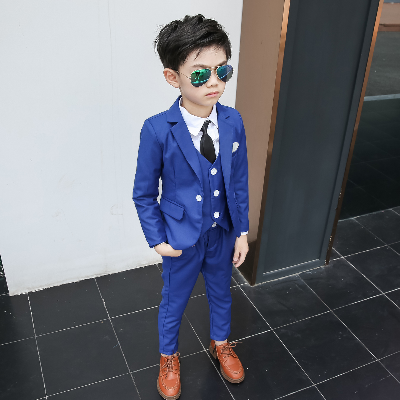 Handsome trẻ em phù hợp với mens phù hợp với phù hợp với tiếng Anh boy gió váy hoàng tử nhỏ quý ông được mặc trong phiên bản không quân Hàn Quốc.