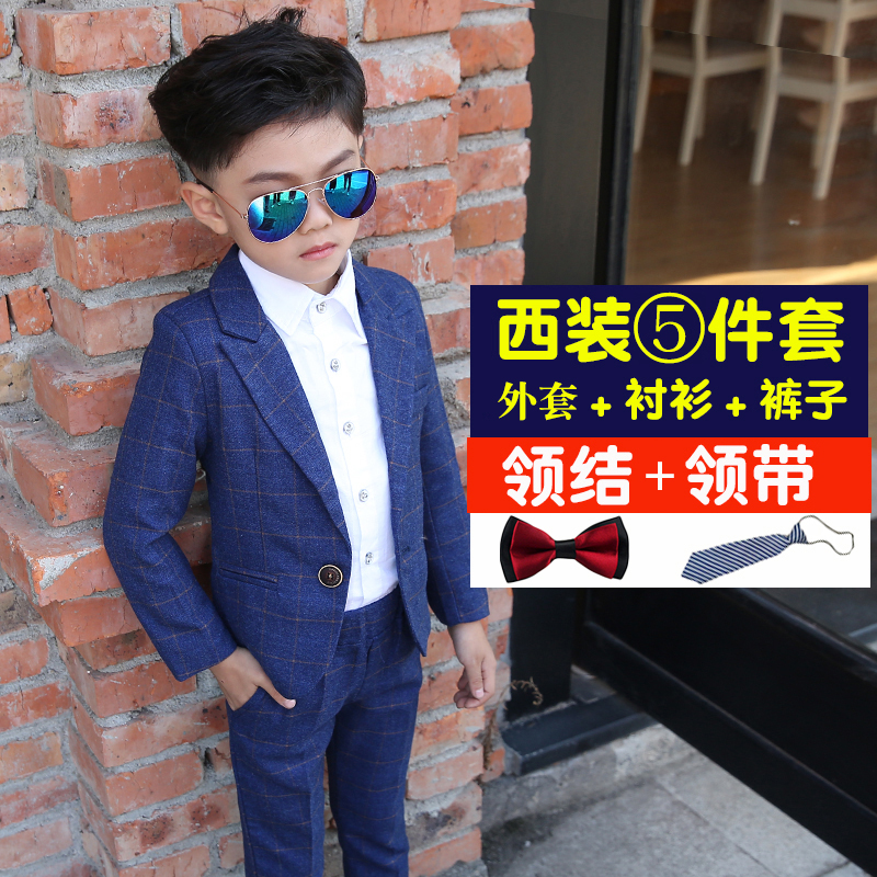 Handsome trẻ em phù hợp với cậu bé phù hợp với nhỏ bé ba mảnh phù hợp với hoa nhỏ bé chiếc váy cậu bé mùa xuân và mùa thu áo English