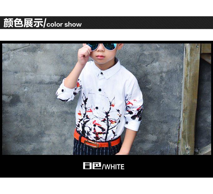 Chemise garcon à manche longue - Ref 2074784 Image 34