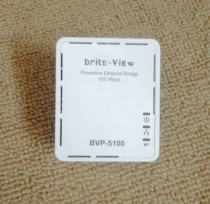 80% new brite-View BVP-5100 500M power cat supports IPTV 4K TV single