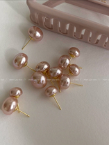 fever steamed buns pearl earrings female light luxury high level earrings minimalist Temperament Ear Ornaments New 2023 Popcorn