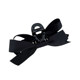 Black bow tie clip for women 2024 new high-end bangs clip headwear hair clip hairpin back head shark clip