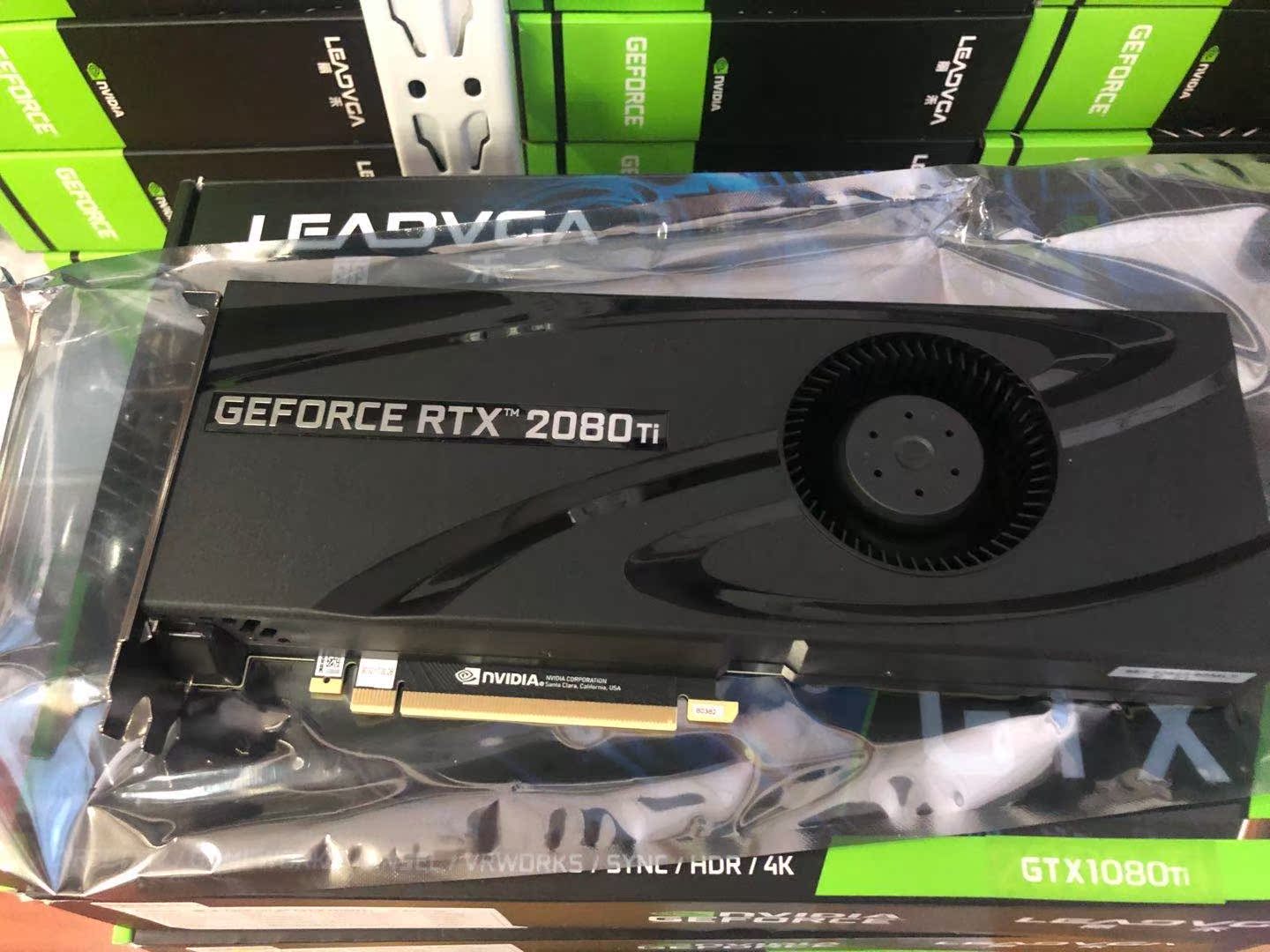 New NVIDIA RTX2080Ti 11G customized public version face depth science computing graphics card