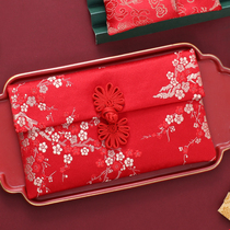 Wedding Brick Creative Full Moon Embroidery Reform Cost for Jinxi Bag Red Bag Married thousand yuan red envelope