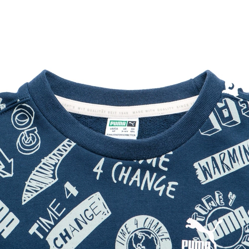 Puma, трендовая осенняя детская толстовка для отдыха, детская одежда