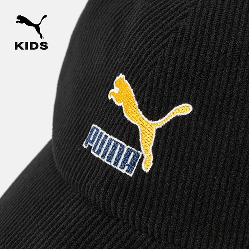 Puma, шапка, детская вельветовая удерживающая тепло бейсболка, флисовая солнцезащитная шляпа, кепка, детская одежда