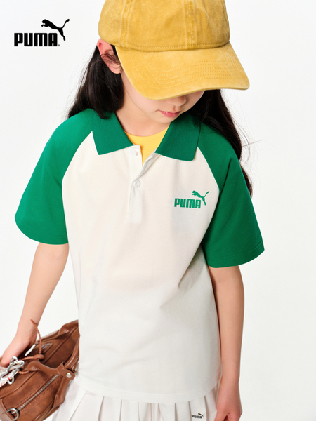 Puma Official Children's Clothing New Summer Short-Sleeved T-Shirt Polo Shirt Fashionable Lapel Sports Top — 3