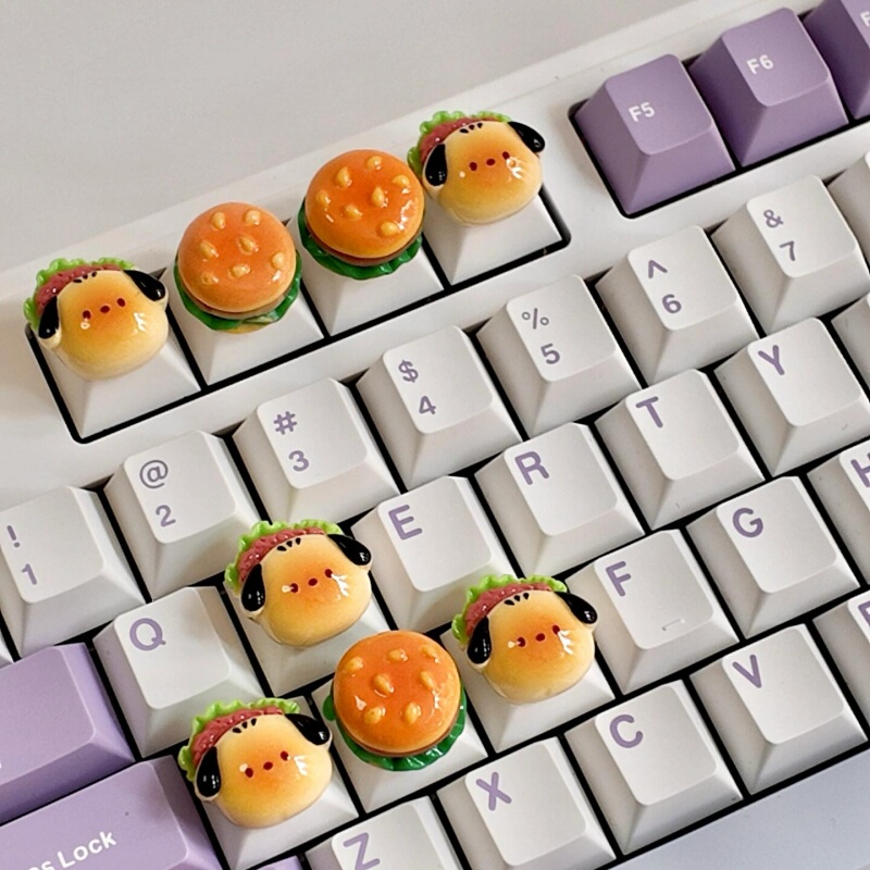 Every Thing·Long Nail Tile Typing Special Keyboard DIY Heightening Keycap Manicure Typing Artifact Keyboard Sticker