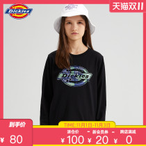 Dickies childrens wear 21 autumn new men and women in children long sleeve T-shirt cotton top base shirt