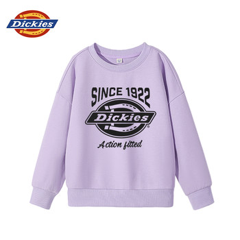 Dickies children's sweatshirt autumn children's 2025 new autumn loose casual breathable soft pullover