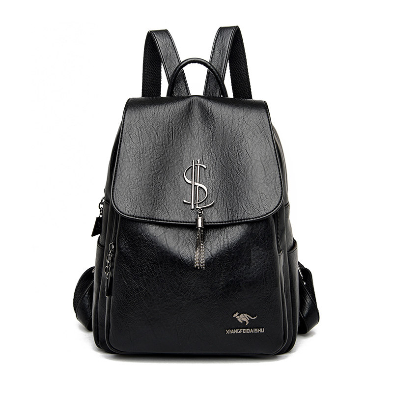 Hong Kong sheepskin shoulder bag women's 2021 new fashion leather Korean version of large capacity soft leather joker bag