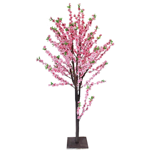 Большой масштаб имитация растения персикового цвету