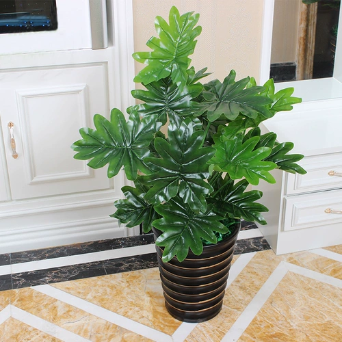 Пластиковые искусственные растения, реалистичный парик для гостиной, на удачу