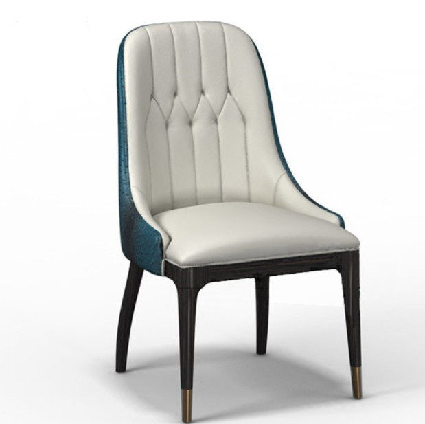 Nordic minimalist American Casual Solid Wood Dining Chair Chair Designer Creativity West Restaurant Hotel Cafe Talks Chair