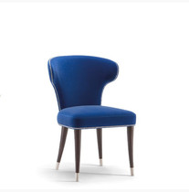 New modern American casual chair solid wood book room chair European style dining chair minimalist chair hotel café table and chairs