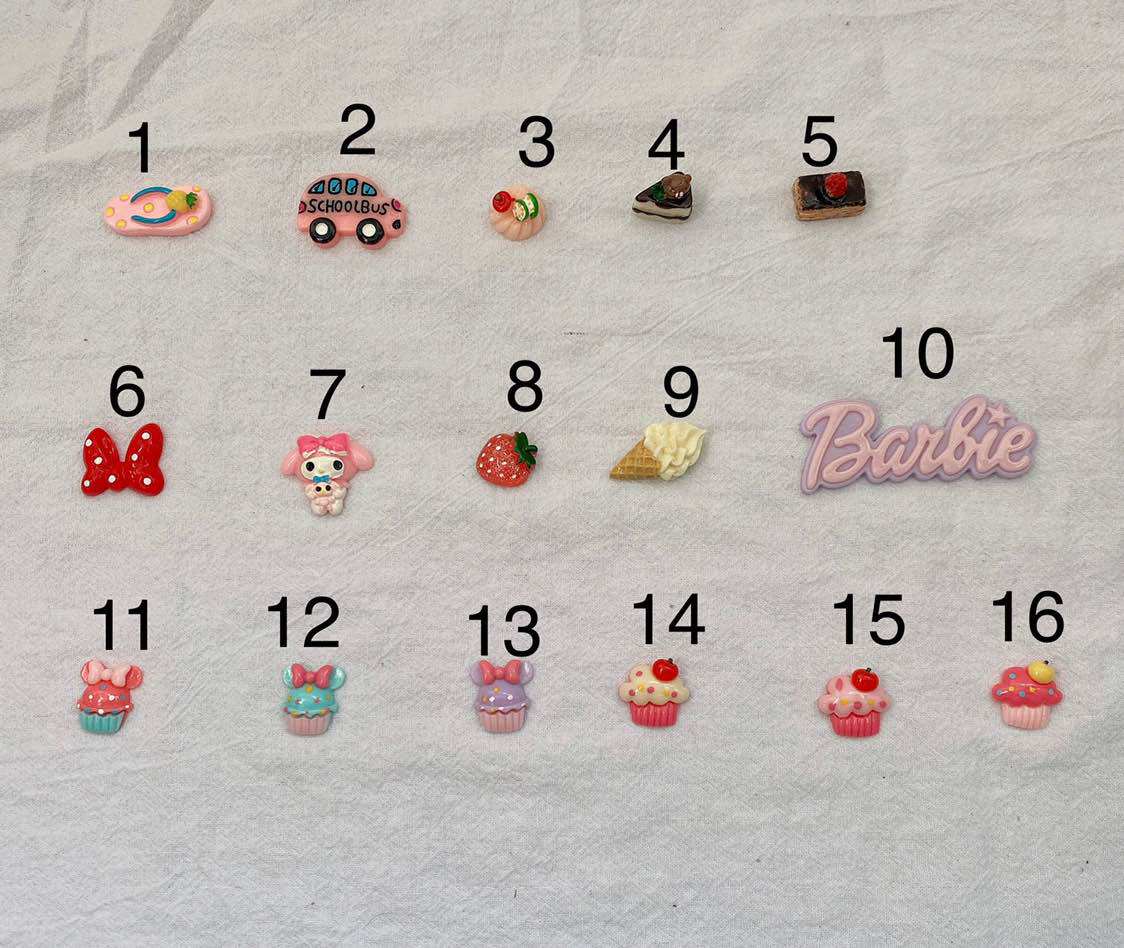 (Over 65 yuan Zhongtong) No 13 Tuoma Songzi PS heart plug decoration clearance buy more and get more