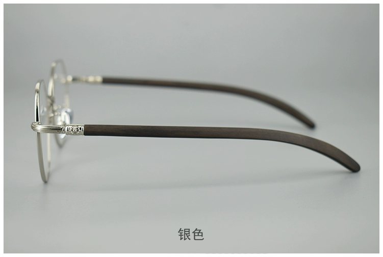 Kính chống dị ứng chân sandal gương chân kim loại khung đa giác với kính kính FM1820172 - Kính khung