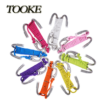 TOOKE stainless steel reef double-headed flow hook corrosion-resistant thickened top-flow diving double-flow hook