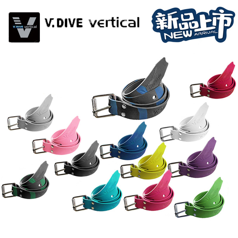 Taiwan V DIVE Weidaifu professional free diving counterweight belt quick-release rubber material stainless steel buckle diving belt