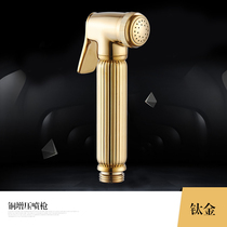All copper European supercharged small shower head toilet spray gun hand-held women clean body clean body clean body clean body washer