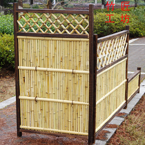 Anti-corrosion Wood Japanese bamboo fence bamboo fence fence outdoor courtyard Japanese screen partition homestay decoration