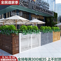 Outdoor sales department flower box combination commercial street flower trough outer swing partition fence flower stand Flower Pool flower bed square fence