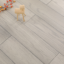 Nine Photos American Red Oak Wood Logs Pure Solid Wood Flooring Grisles Grey Catch Geothermal Ground Warm Manufacturer Direct