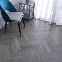 Oak Wood Logs Pure Solid Wood Flooring Herringbone Parquet Grey Free Keel Lock Resistant Ground Heating Manufacturer Direct Home Environmental Protection