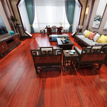 Kyushu Shaos Purple Sandalwood Log Pure Solid Wood Flooring Upscale Super-Board Free Keel Floor Heating Lock Manufacturer Direct