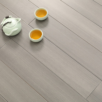 Nine images Longan log pure solid wood floor gray keel lock lock geothermal floor heating indoor home environmental protection