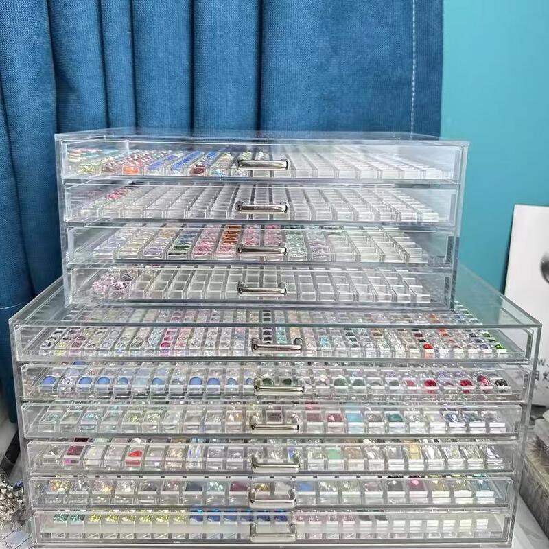 Swarovski Nail Art Rhinestone Box Villa High-Transparency Acrylic Storage Nail Art Rhinestone Storage Box Swarovski Storage Box Swarovski Nail Art Rhinestone Box Villa High-Transparency Acrylic Storage Nail Art Rhinestone Storage Box Swarovski Storage Box
