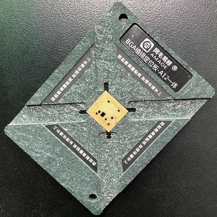 Ah Mao easy repair A12 tin planting table positioning plate Magnetic tin planting platform A12 CPU semi-engraved tin planting steel