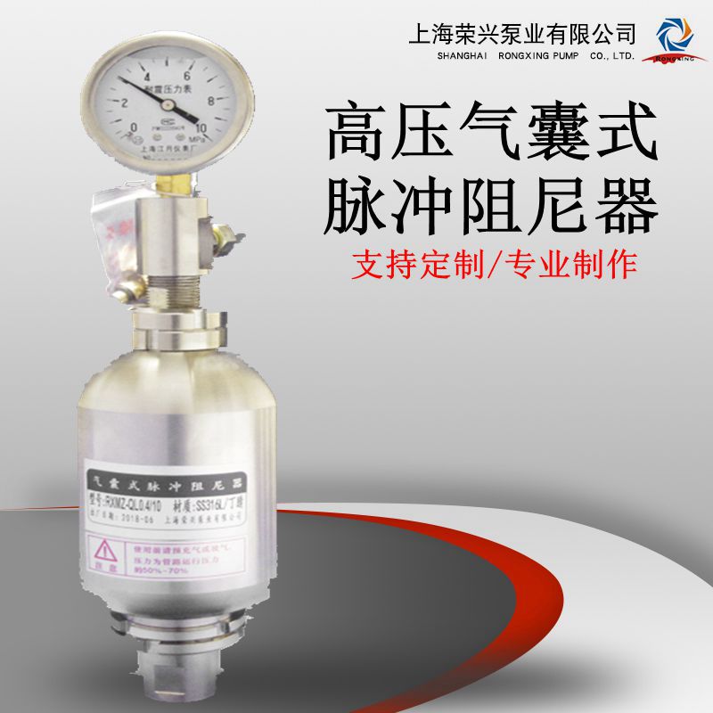 Stainless steel high pressure balloon pulse dampener RXMZ-QS 4-31 5mpa SS304 SS316L