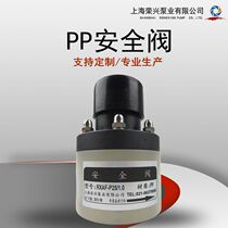 PP material safety valve pressure relief valve metering pump accessories RXAF-series thread connection