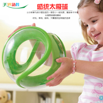 Original Taiwan tai chi plate childrens toy exercise attention vestibular balance training equipment Sensory integration tai chi ball