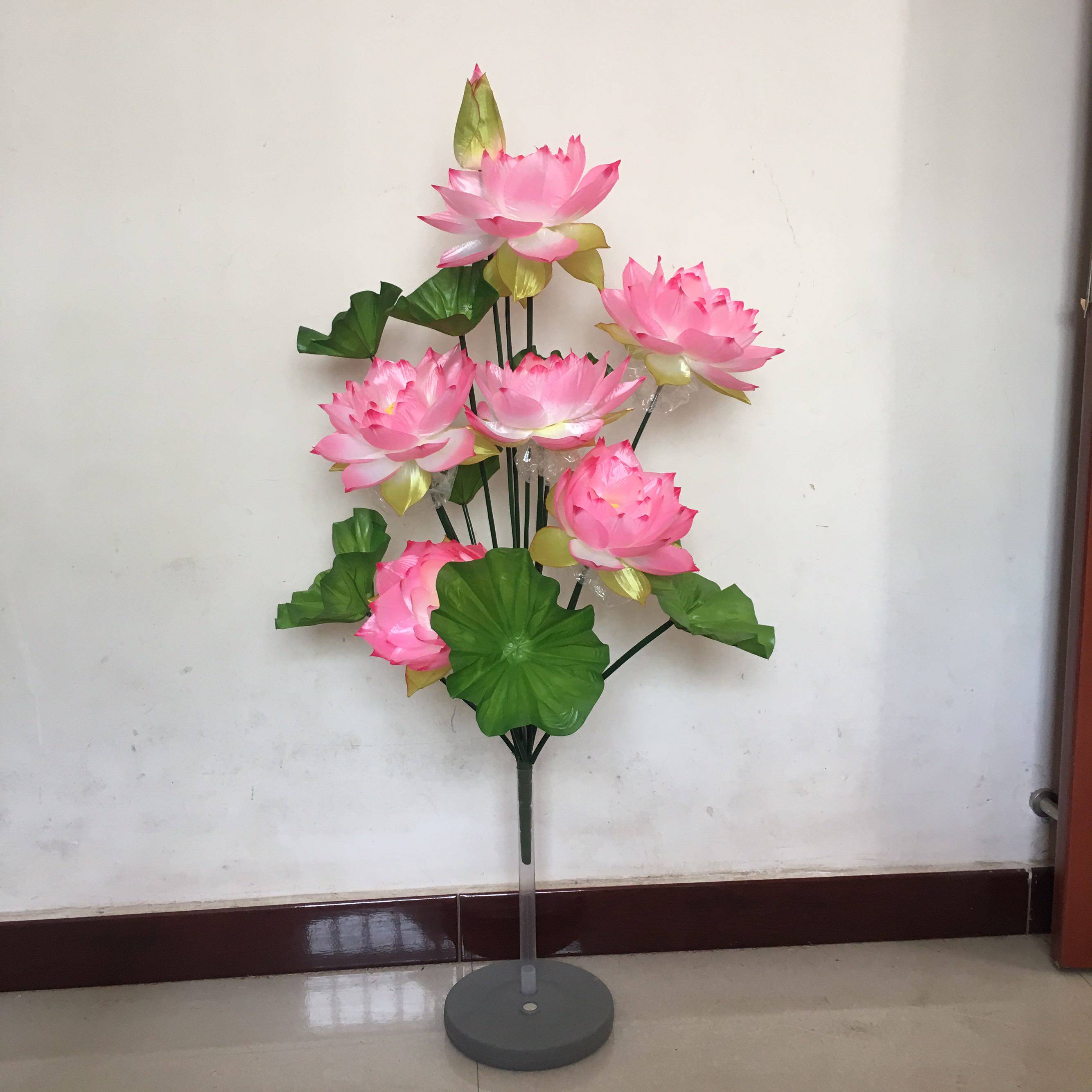 Simulation flowers can be injected into the base venue wedding mall festival celebration balloon arch column road lead hollow base