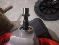 Stir-drill modified rag machine cement mortar collection machine upper disc iron disc