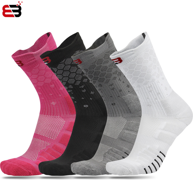 Professional Elite Sports Basketball Socks Deodorant Midbarrel Women's Stockings Children High Cylinder Thickened Towel Bottom Male Running Socks