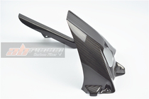 S1000RR modified carbon fiber rear wheel extended mudguard