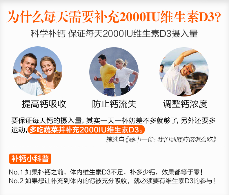 Confidence天然维生素D3软胶囊