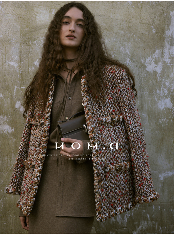 2026 Spring and Autumn New Heavy Craft French Haute Couture High-End Wool Tweed Chanel-Style Short Jacket for Women