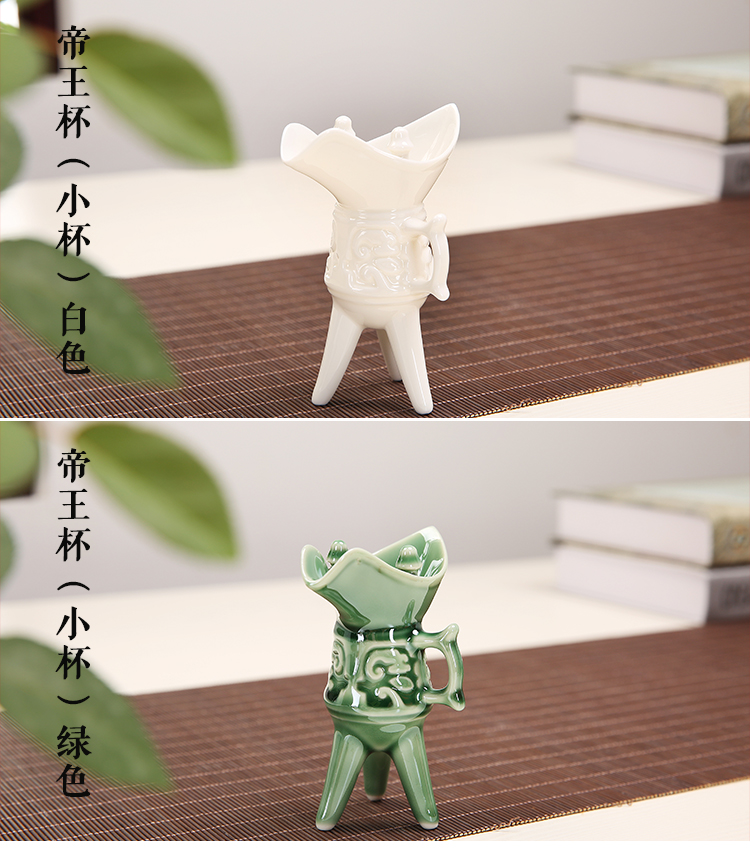 Rượu thủy tinh rượu vang trắng rượu vang gốm cổ hầm rượu sáng tạo nhỏ rượu vang rượu sake rượu vang hầm rượu mạnh ly cổ - Rượu vang bộ ly uống rượu cao cấp