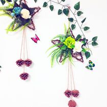 Garland decoration Wall hanging wall pendant Wall Living room wall hanging room wall decoration Wall decoration Interior decoration Creative home