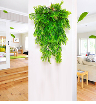 Simulation sunflower leaf wall hanging decorative rattan fake green plant pendant indoor and outdoor hanging basket green plant wall decoration home wall hanging