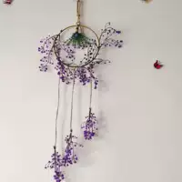 Круглый фиолетовый золотой колокольчик ивы подвес