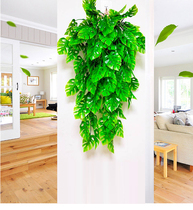 Simulation turtle back leaf green plant decoration wall-mounted green home hanging basket decoration fake green plant artificial engineering green plant