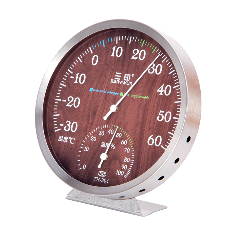 Triple Print TH301 Home Thermometer Indoor High Precision Refrigerator Temperature Hygrometer Industrial Warehouse Pharmacy Temperature Table